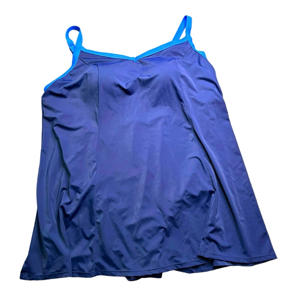 Swimsuits for All navy swim dress one piece size 28